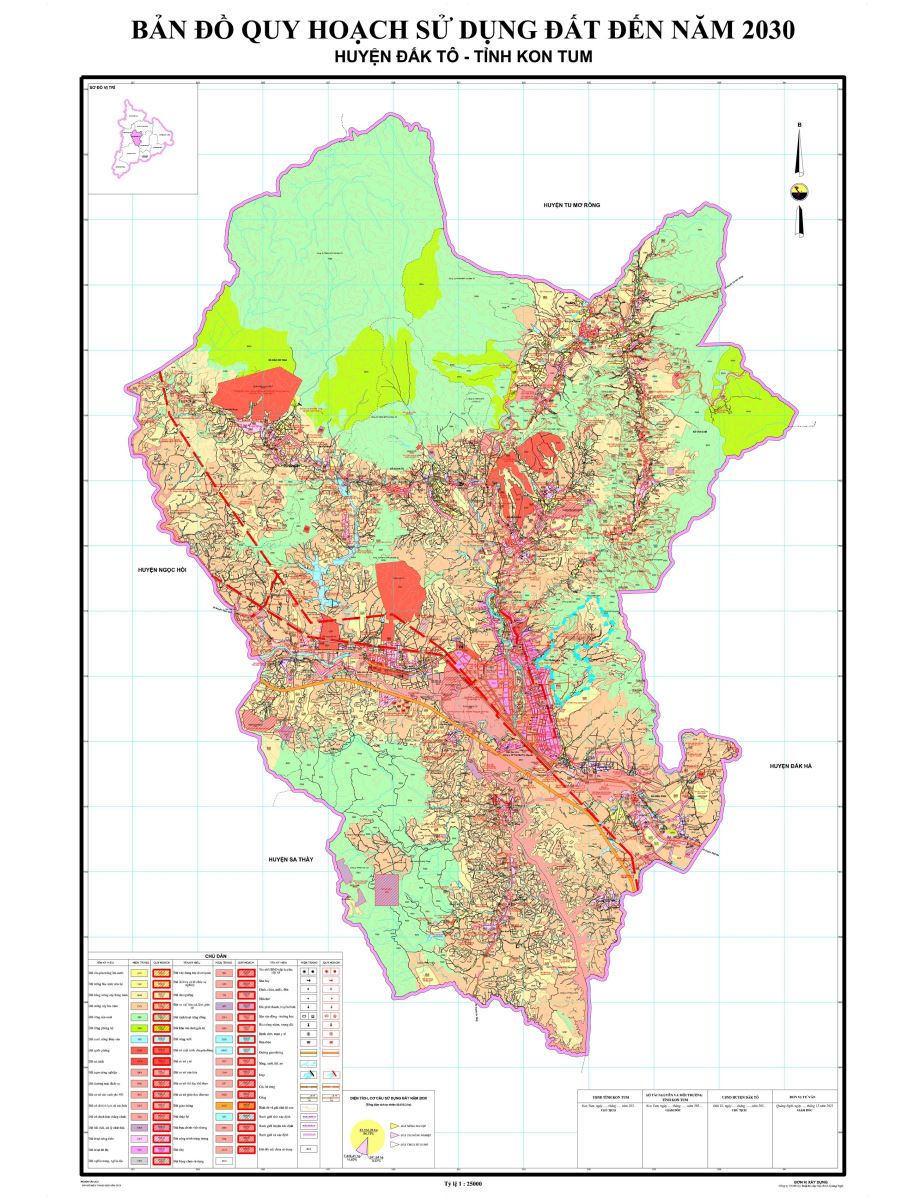 Quyết định của UBND Tỉnh Kon Tum về quy hoạch sử dụng đất thời kỳ 2021-2030 của huyện Đăk Tô, Tỉnh Kon Tum.
